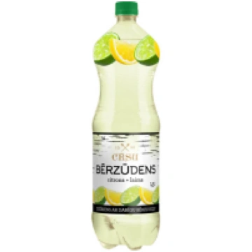 CĒSU BĒRZŪDENS citrons+laims bezalk. dzēriens pet 