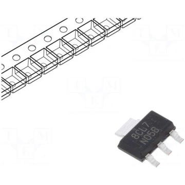 IC: voltage regulator | LDO,fixed | 3.3V | 0.8A |