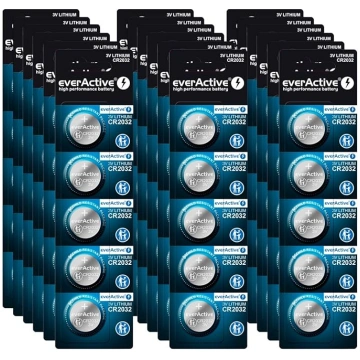 everActive CR2032 3V litija kloķveida baterijas, j