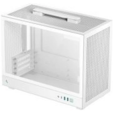 Deepcool Case | CH160 PLUS WH | White | Micro ATX 