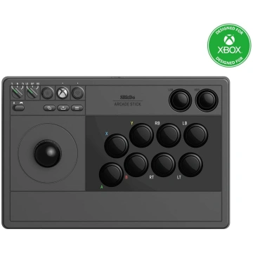 8BitDo Arcade Stick For Xbox & PC (Melnā)