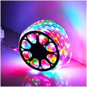Led Caurule 220 Voltu Krāsaina IP65 Āra Lietošanai