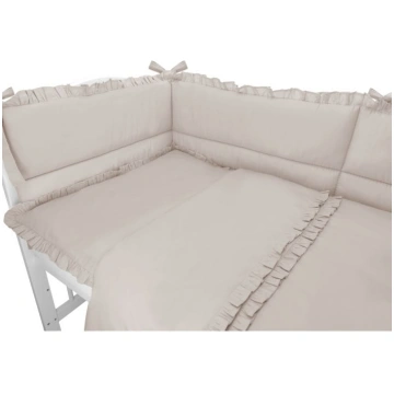Bērnu gultas veļa ar apmales, palags "Royal beige"