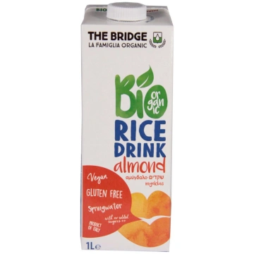 Rīsu dzēriens ar mandelēm BIO (bezglutēna) 1000ml