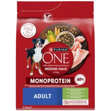 PURINA One Adult Medium/Maxi Monoprotein Rich in t
