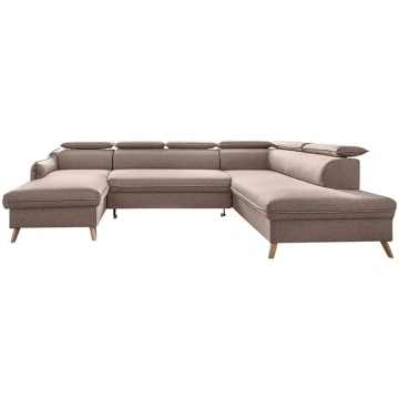 MIUFORM Corner Sofa U-Shape with Bed Function and 