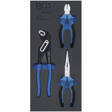 TOOL TRAY 1/3: PLIERS SET | 3 PCS. (4042) BGS Tech