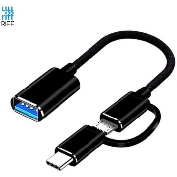 Riff V8 2 in1 OTG Host Vads Type-C + Micro USB Spr