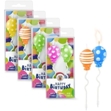 Trendhaus Birthday Fun - Svecītes - Baloni (2 gab.