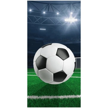 Jerry Fabrics Futbola laukums pludmales dvielis, 7