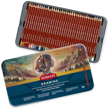Derwent Drawing 2306557 Krāsojamie zīmuļi, 36 krās