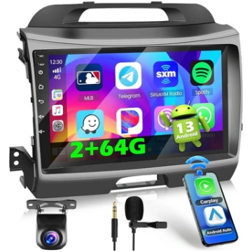 Inefala Android 15 2G/64G auto radio ar GPS navigā