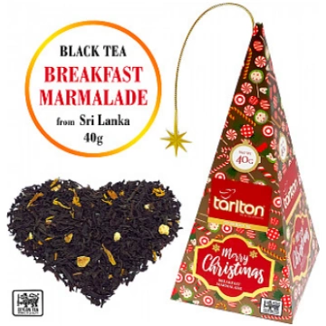 TARLTON Breakfast Marmalade 40gr. Ziemassvētku tēj