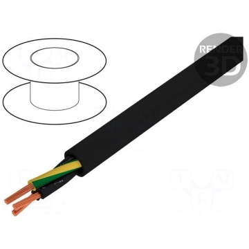 Wire | JZ-500-BK | 3G2,5mm2 | unshielded | 300/500