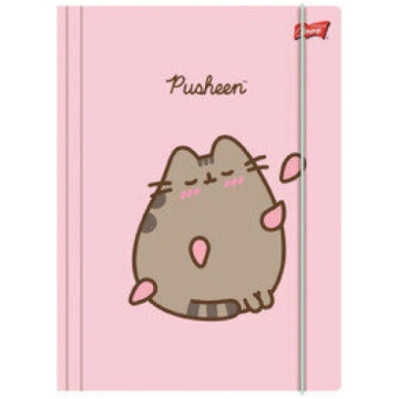 A4 Pusheen rozā gumijota mape - UNIPAP