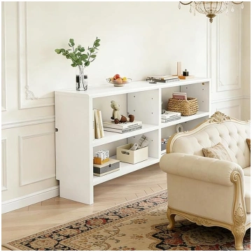 Narrow Sofa Table, Solid Wood, Console Table, Narr