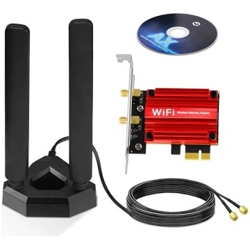 Eightwood WLAN karte WiFi 6E Intel AX210 Bluetooth