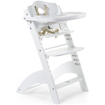 CHILDHOME Lambda 3 White Barošanas Krēsls Transfor