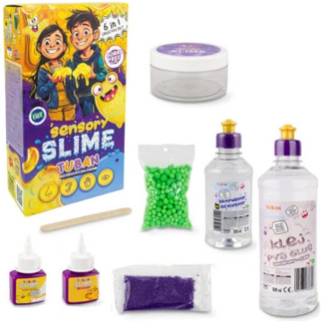SLIME KOMPLEKTS DIY SENSORY 6 vienā 1 Tuban