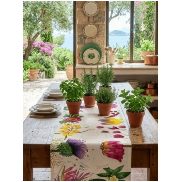 Runner in Puro Lino - FloraRosa Napking