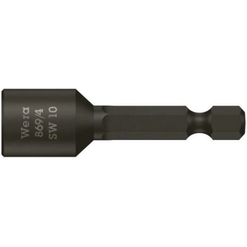 Screwdriver bit; 6-angles socket; 1/4"; HEX 12mm; 