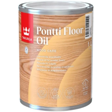 Eļla koka grīdām TIKKURILA Pontti Floor Oil caursp