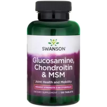 Swanson Glucosamine Chondroitin & MSM 120 tab