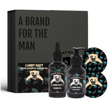 Beard Monkey - Beard Kit Candy Shot - izmērs ONE S