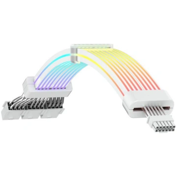 Gamemax modulārs kabelis 12VHPWR CABLE-WH, 31cm, 3