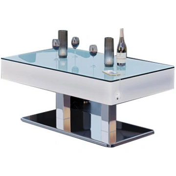 Dj square duble lounge table-led