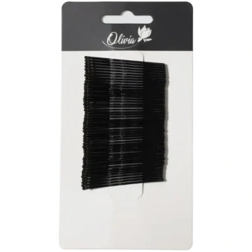 Matu sprādzes 50 gab. melnas BESK