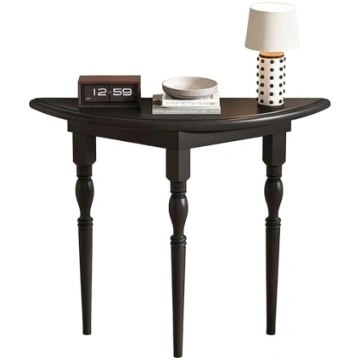 Console Table, Black Crescent Moon Console Table, 