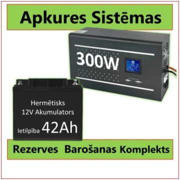 Komplekts: Profesionāls Invertors UPS apkures sist