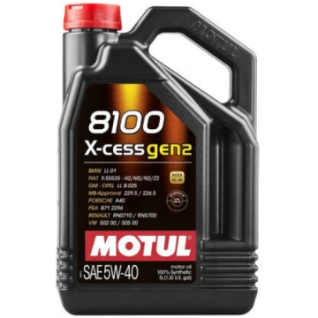Motul 8100 X-Ccess 5W40 GEN2 motoreļļa, 5L