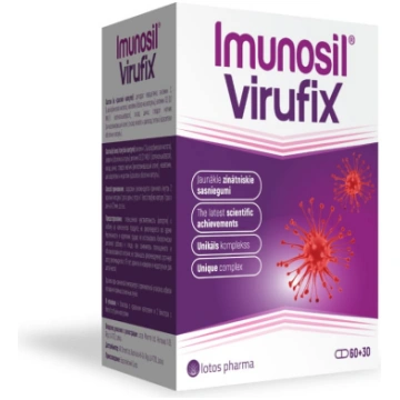 Lietots - Imunosil Virufix, 60+30 kapsulas (BOJĀTA
