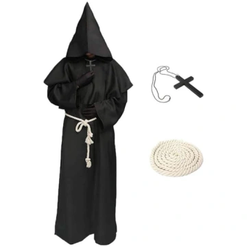 Sjiņlongas Helovīna mūka tērps Priestera kostīms V