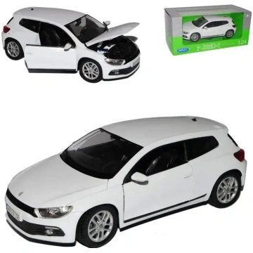 Volkswagen Scirocco White 2010 auto modelis 1:24 W