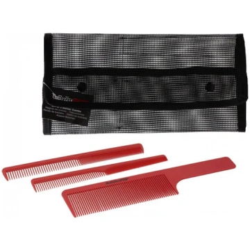 Babyliss Pro Set di 3 Pettini Barber con Custodia