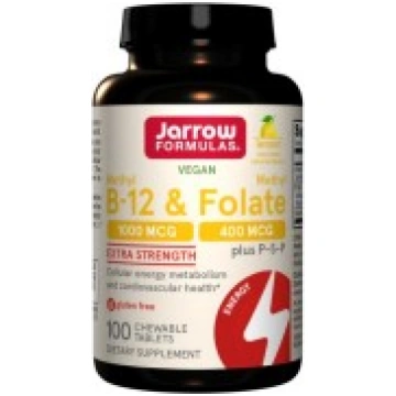 Methyl B-12 & Methyl Folate, Lemon - 100 chewable