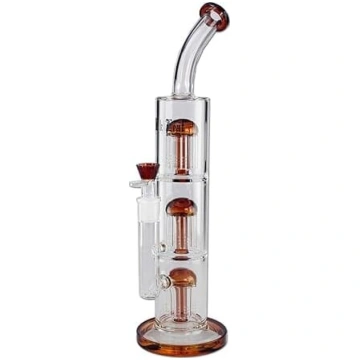 Black Leaf Percolator Bong 39 cm | Amber/Amber | S
