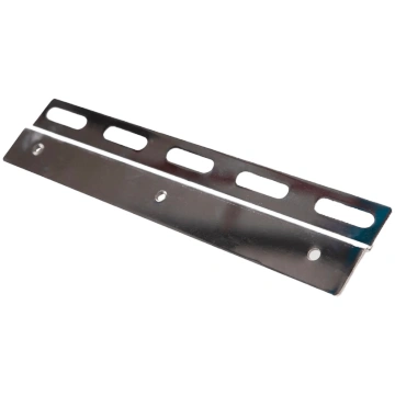 Nerūsējošā tērauda turētājs PVC aizkariem, 400 mm