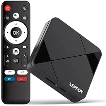 LEFFOT 4K UHD Android 14.0 TV Streaming Box 2026,