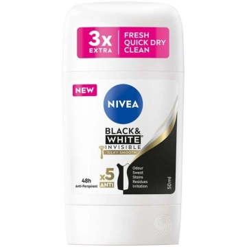 Ķermeņa dezodorants Nivea Black & White Silky Smoo