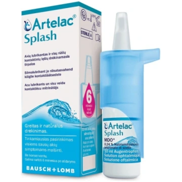 Artelac Splash MDO acu pilieni, 10 ml