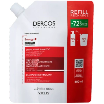 VICHY Dercos Energy+ Stiprinošs šampūns, 400 ml