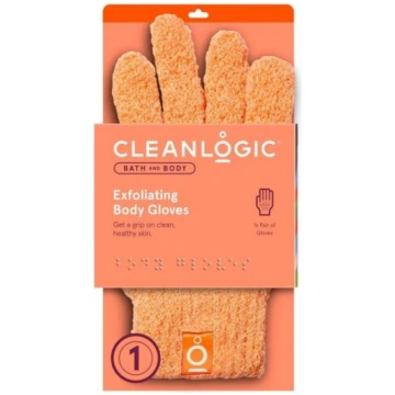 Cleanlogic Bath & Body Exfoliating Body Gloves Ķer