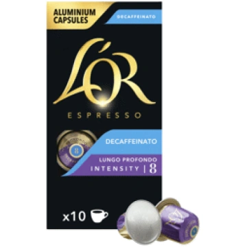 Kafijas kapsulas L'OR PROFONDO DECAFFEINATO 1