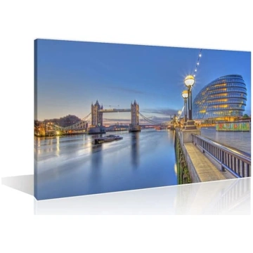 Tower Bridge Cityscape Canvas Wall Art Home Decor 