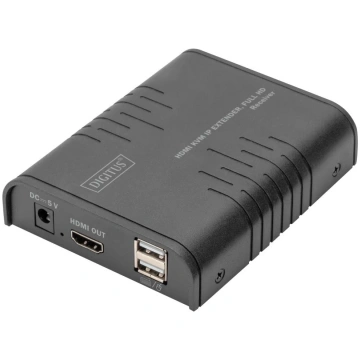 Digitus HDMI KVM IP pagarinātāja uztvērējs Full HD