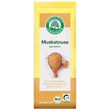 Muskatrieksts malts BIO 40g Lebensbaum